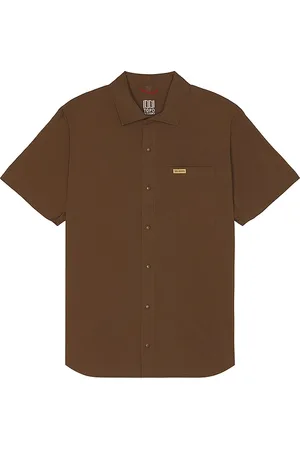 TOPO Camisa en color marrón talla M en - Brown. Talla M (también en S).
