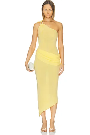 Baobab Maxivestido lyn en color amarillo talla L en - Yellow. Talla L (también en M, XL).