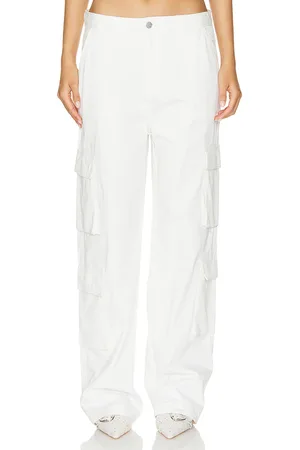superdown Pantalón gisele cargo en color blanco talla XL en - White. Talla XL (también en L).