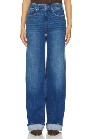 Paige Puño ancho sasha en color denim-medium talla 24 en - Denim-Medium. Talla 24 (también en 26).