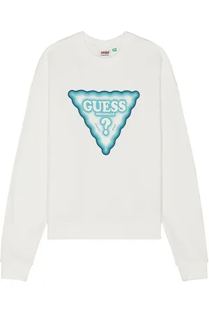 Guess Cuello redondo en color blanco talla L en - White. Talla L (también en XL/1X).