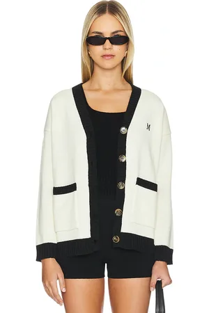 Musier Paris Cárdigan louis en color blanco talla 36/4 en Ivory/black - White. Talla 36/4 (también en 38/6).
