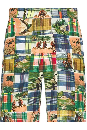 Beams Plain front shorts jacquard mapping patchwork like print en color multi talla M en - Multi. Talla M (también en XL/1