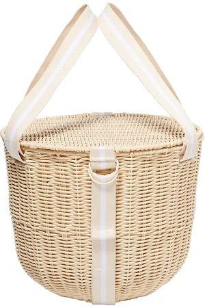 Sunnylife Cesta más fresca round picnic cooler basket en color beige talla all en - Beige. Talla all.