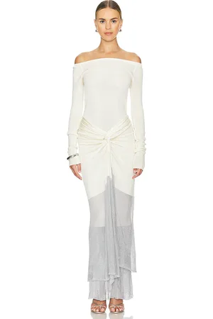 Baobab Vestido midi amar en color blanco talla L en - White. Talla L (también en M, S, XL, XS).