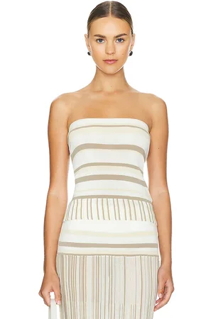 FAITHFULL THE BRAND Top sin tirantes citara en color talla L en - White. Talla L (también en M, XL, XS).