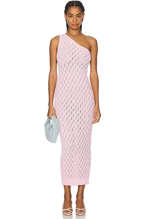 SNDYS Maxi vestido un hombro claire en color talla L en - Pink. Talla L (también en XL, XXL).