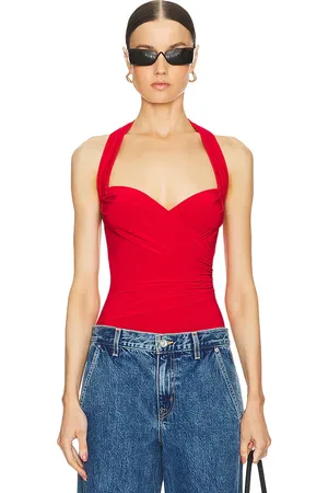 Norma Kamali Body cayla en color rojo talla L en - Red. Talla L (también en XL, XS, XXS).