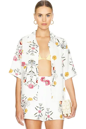 Sancia Camisa celesta en color ivory talla L en - Ivory. Talla L (también en M).