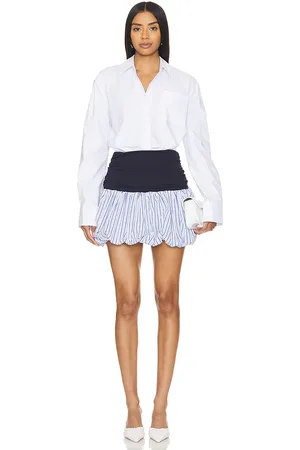 Lovers And Friends Vestido andi mini en color blanco talla L en - White. Talla L (también en M, S, XS).