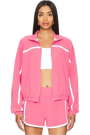 Beyond Yoga Chaqueta go retro en color rosado talla S en - Pink. Talla S (también en XS).