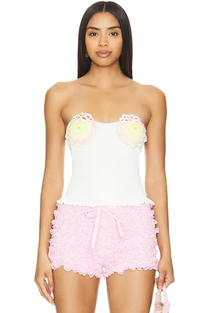 Lovers And Friends Angie tube top en color blanco talla L en - White. Talla L (también en S).