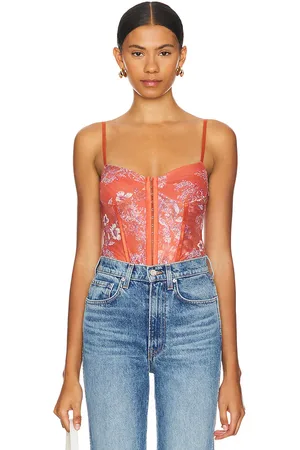 Free People Body intimately fp printed night rhythm en color óxido talla L en - Rust. Talla L (también en XL).