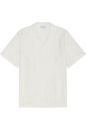 Saturdays NYC Camisa canty en color crema talla M en - Cream. Talla M (también en S).