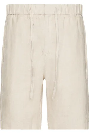 Frescobol Carioca Felipe linen shorts en color verde talla 28 en - Green. Talla 28 (también en 30).