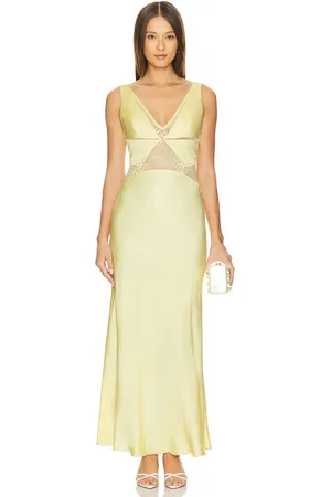 Bec & Bridge Maxivestido juliette en color amarillo talla 6/XS en - Yellow. Talla 6/XS (también en 8/S).