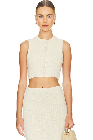 Lovers And Friends Chaleco agnese en color talla L en - Cream. Talla L (también en M, S, XL, XS, XXS).