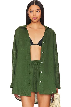 L*Space Túnica rio en color verde oliva talla M/L en - Olive. Talla M/L (también en XL).