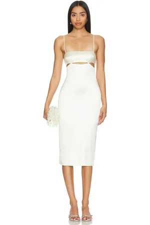 Camila Coelho Vestido perez midi en color talla M en - . Talla M (también en XL).