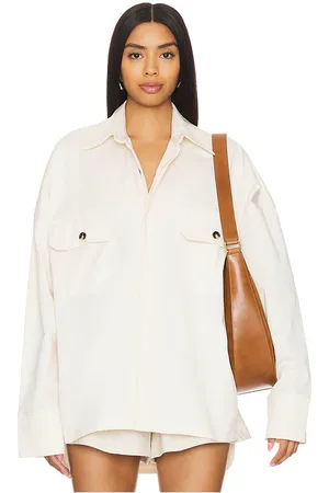 Lovers And Friends Camisa de botones sydney en color talla M en - Cream. Talla M (también en S).