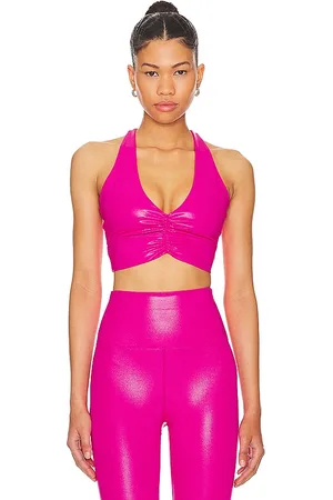 Beach Riot Mindy top en color fucsia talla M en - Fuchsia. Talla M (también en S, XS).
