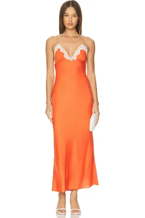 Nialaya Vestido jasmine en color naranja talla L en - Orange. Talla L (también en M).