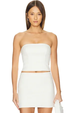 MAJORELLE Ilena bustier top en color talla L en - White. Talla L (también en M, S, XL, XS).
