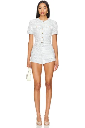 Amanda Uprichard X revolve danes romper en color azul talla L en - Blue. Talla L (también en M, S).