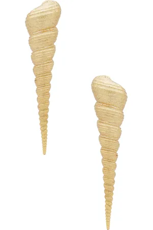 Jennifer Behr Pendientes bronte en color oro metálico talla all en - Metallic Gold. Talla all.