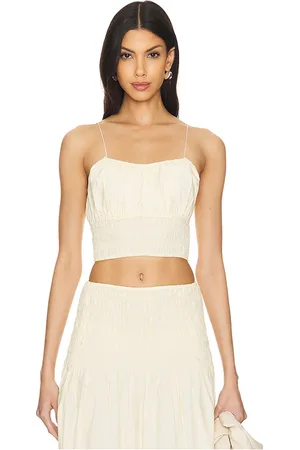 FAITHFULL THE BRAND Baia top en color talla L en - Lemon. Talla L (también en M, XL).
