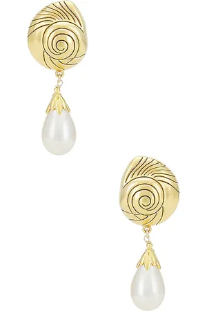 Brinker & Eliza Pendientes golden ticket en color oro metálico talla all en - Metallic Gold. Talla all.