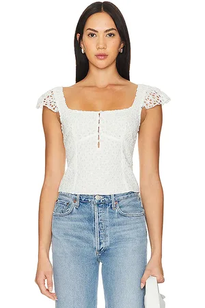 Free People Alma tank en color talla L en - White. Talla L (también en XL).