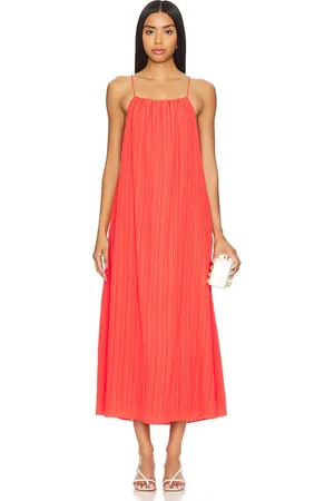 Solid Vestido sarai en color rojo talla S en - Red. Talla S (también en L, XL, XS).