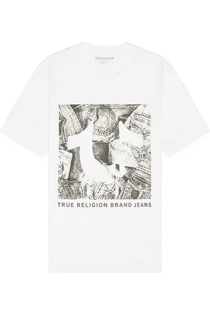True Religion Camiseta en color blanco talla L en - White. Talla L (también en M).