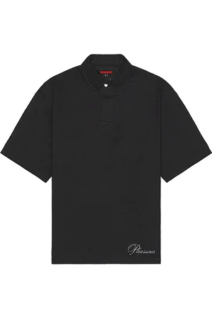 Pleasures Clarity woven polo en color talla M en - Black. Talla M (también en S, XL/1X).