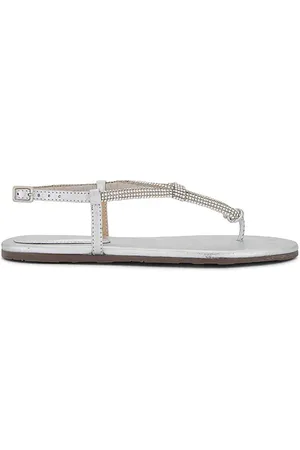 Schutz Sandalia treasure en color plateado metálico talla 6 en - Metallic Silver. Talla 6 (también en 6.5, 8.5, 9.5).