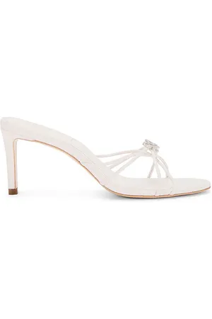 BLACK SUEDE STUDIO Pantunfla electra 65 en color blanco talla 8.5 en - White. Talla 8.5 (también en 9).