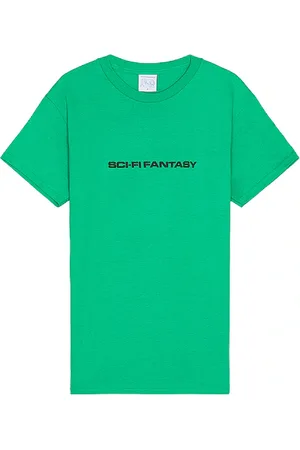 Sci-Fi Fantasy Camiseta textured logo en color talla L en - Green. Talla L (también en M, S).