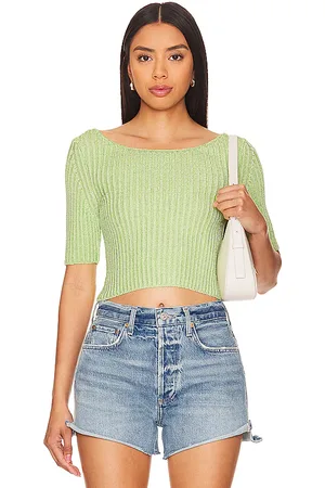Free People Jersey san lucas en color verde talla XS en - Green. Talla XS (también en XL).