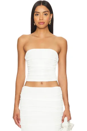 SER.O.YA Top sin tirantes penny en color talla M en - White. Talla M (también en S).
