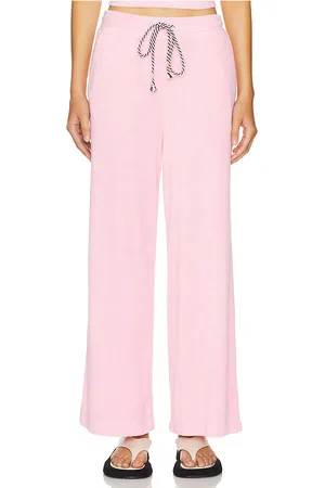 SUNDRY Pantalón crop lounge en color rosado talla XL en - Pink. Talla XL (también en L).