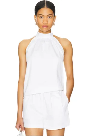 Solid The barbara top en color blanco talla L en - White. Talla L (también en XL).