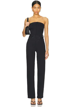 GOOD AMERICAN Mono de tubo 90s en color negro talla 4X en - Black. Talla 4X (también en 5X).