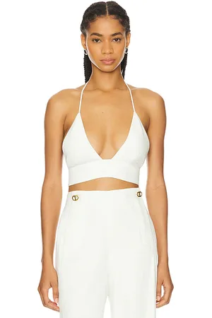 ALEXIS Top corto riza en color talla M en - White. Talla M (también en S, XL, XS).