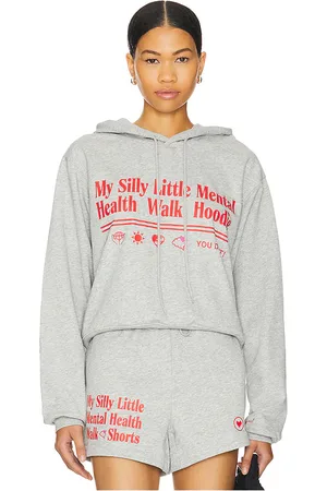 The Mayfair Group Sudadera mental health walk en color gris claro talla S/M en - Light Grey. Talla S/M (también en XS).