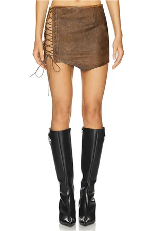 1XBLUE Falda en color talla M en - Brown. Talla M (también en S).