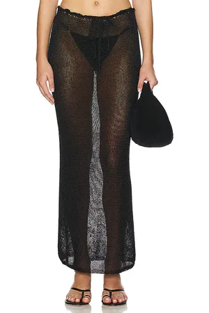 Bananhot Falda metallic en color talla M/L en - Black. Talla M/L (también en XL).