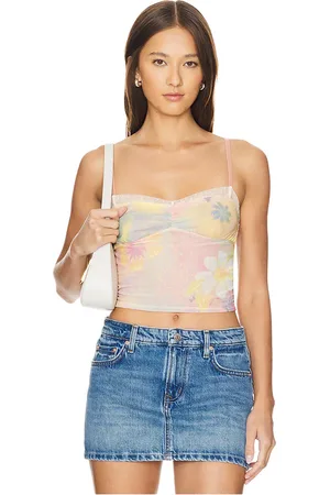 Free People Camisola airbrush dreams en color durazno talla M en - Peach. Talla M (también en L).