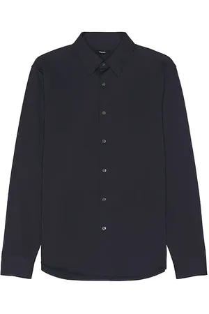 THEORY Camisa en color azul marino talla L en - Navy. Talla L (también en XL/1X).