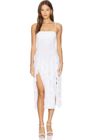 NBD Vestido midi anila en color talla S en - White. Talla S (también en XS).
